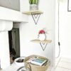 Étagère scandinave triangle Étagère-salon-murale-triangle-BF13-Couleur-noir-20