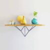 Support d'étagère mural géométrique moderne - YPE04 largeur 50 cm