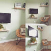 BF13-BF08 Étagère-design-triangle-lot-de-2-supports-BF13-Couleur-cuivré-10