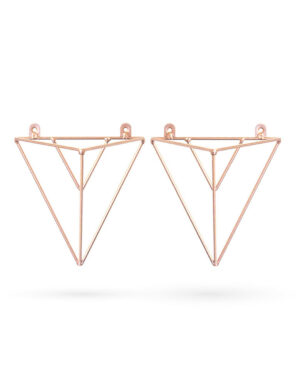 Étagère-design-triangle-lot-de-2-supports-BF13-Couleur-cuivré-01