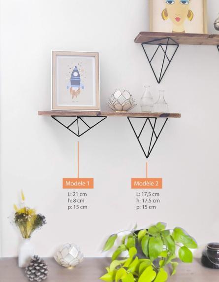 Équerres-murales-triangle-Art-déco-lot-de-2-supports-BF18-couleur-Noir-0020B